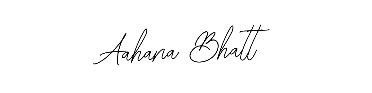 How to make Aahana Bhatt signature? Bearetta-2O07w is a professional autograph style. Create handwritten signature for Aahana Bhatt name. Aahana Bhatt signature style 12 images and pictures png
