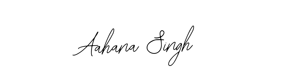 How to make Aahana Singh signature? Bearetta-2O07w is a professional autograph style. Create handwritten signature for Aahana Singh name. Aahana Singh signature style 12 images and pictures png