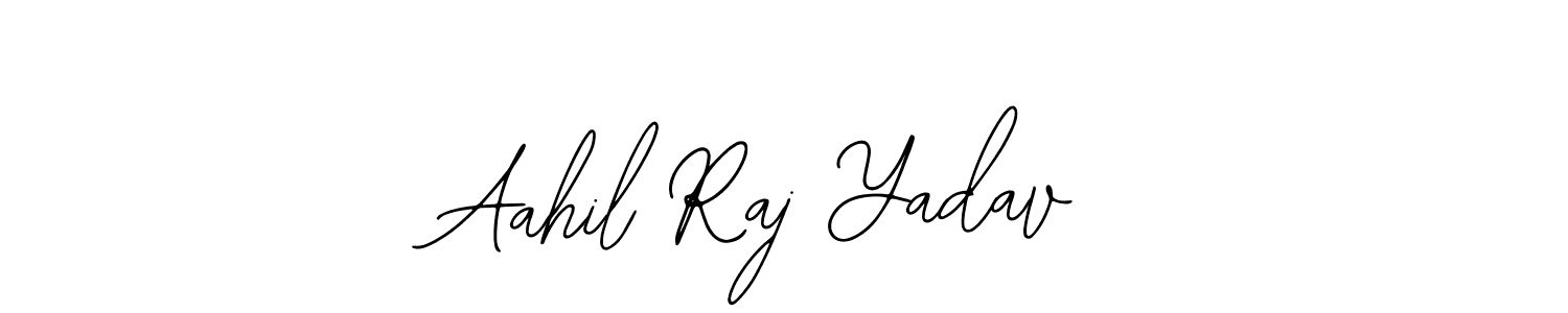 Also You can easily find your signature by using the search form. We will create Aahil Raj Yadav name handwritten signature images for you free of cost using Bearetta-2O07w sign style. Aahil Raj Yadav signature style 12 images and pictures png