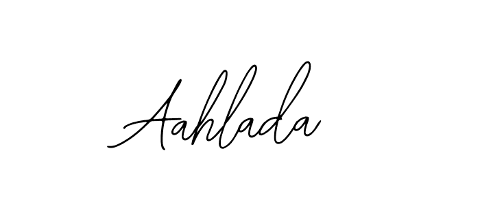 How to make Aahlada signature? Bearetta-2O07w is a professional autograph style. Create handwritten signature for Aahlada name. Aahlada signature style 12 images and pictures png