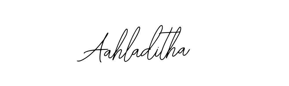 Also You can easily find your signature by using the search form. We will create Aahladitha name handwritten signature images for you free of cost using Bearetta-2O07w sign style. Aahladitha signature style 12 images and pictures png