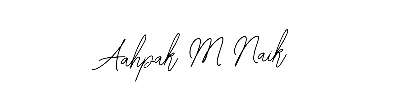 Similarly Bearetta-2O07w is the best handwritten signature design. Signature creator online .You can use it as an online autograph creator for name Aahpak M Naik. Aahpak M Naik signature style 12 images and pictures png