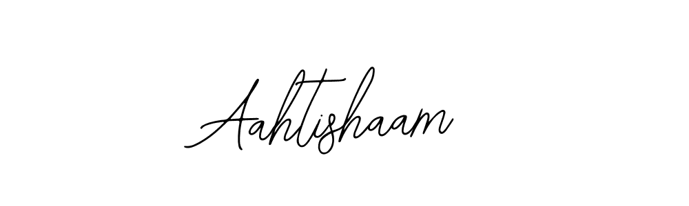 The best way (Bearetta-2O07w) to make a short signature is to pick only two or three words in your name. The name Aahtishaam include a total of six letters. For converting this name. Aahtishaam signature style 12 images and pictures png