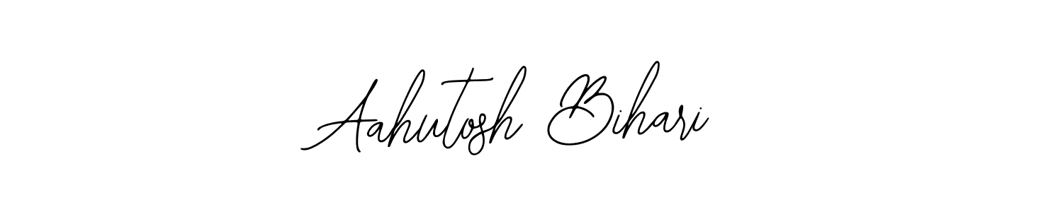 Design your own signature with our free online signature maker. With this signature software, you can create a handwritten (Bearetta-2O07w) signature for name Aahutosh Bihari. Aahutosh Bihari signature style 12 images and pictures png