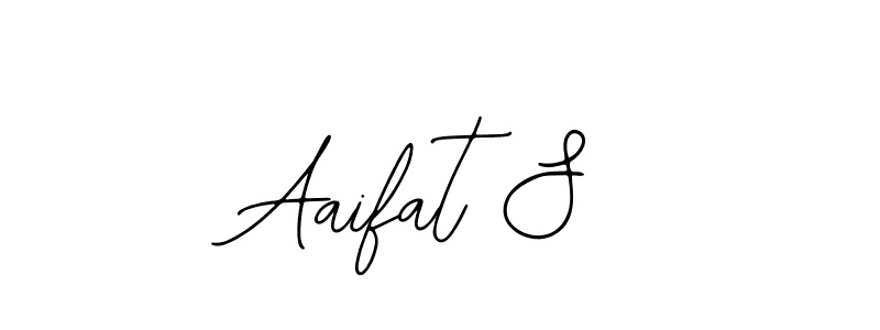 Similarly Bearetta-2O07w is the best handwritten signature design. Signature creator online .You can use it as an online autograph creator for name Aaifat S. Aaifat S signature style 12 images and pictures png