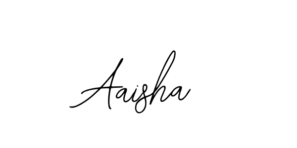 You should practise on your own different ways (Bearetta-2O07w) to write your name (Aaisha) in signature. don't let someone else do it for you. Aaisha signature style 12 images and pictures png