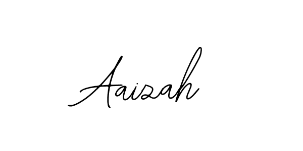 How to make Aaizah name signature. Use Bearetta-2O07w style for creating short signs online. This is the latest handwritten sign. Aaizah signature style 12 images and pictures png