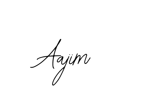 Also You can easily find your signature by using the search form. We will create Aajim name handwritten signature images for you free of cost using Bearetta-2O07w sign style. Aajim signature style 12 images and pictures png