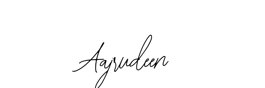 The best way (Bearetta-2O07w) to make a short signature is to pick only two or three words in your name. The name Aajrudeen include a total of six letters. For converting this name. Aajrudeen signature style 12 images and pictures png