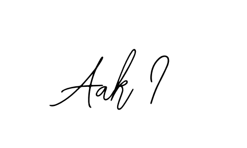 Also You can easily find your signature by using the search form. We will create Aak I name handwritten signature images for you free of cost using Bearetta-2O07w sign style. Aak I signature style 12 images and pictures png