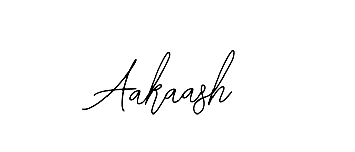 How to make Aakaash name signature. Use Bearetta-2O07w style for creating short signs online. This is the latest handwritten sign. Aakaash signature style 12 images and pictures png