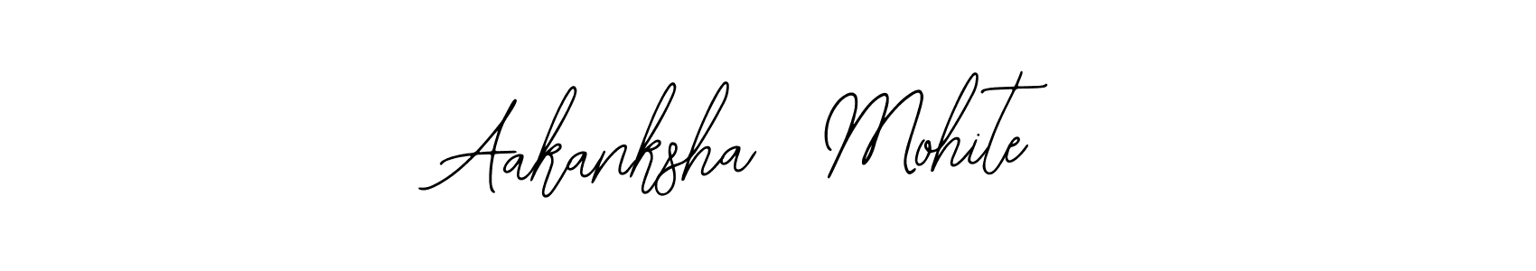 Make a short Aakanksha  Mohite signature style. Manage your documents anywhere anytime using Bearetta-2O07w. Create and add eSignatures, submit forms, share and send files easily. Aakanksha  Mohite signature style 12 images and pictures png