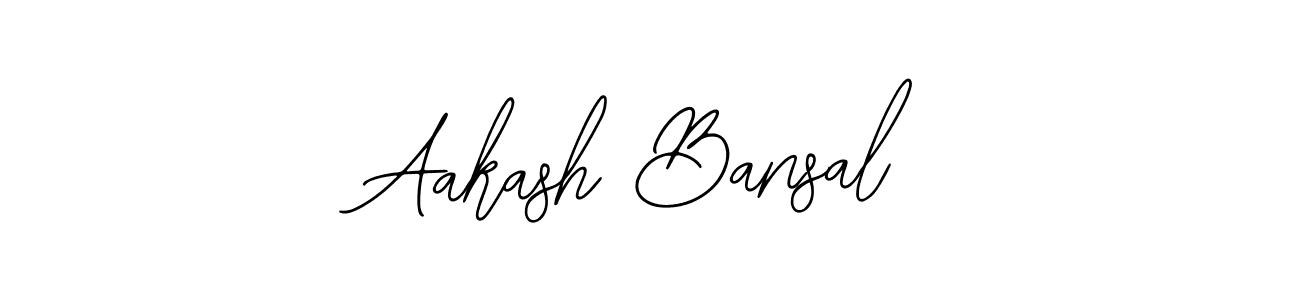 Use a signature maker to create a handwritten signature online. With this signature software, you can design (Bearetta-2O07w) your own signature for name Aakash Bansal. Aakash Bansal signature style 12 images and pictures png