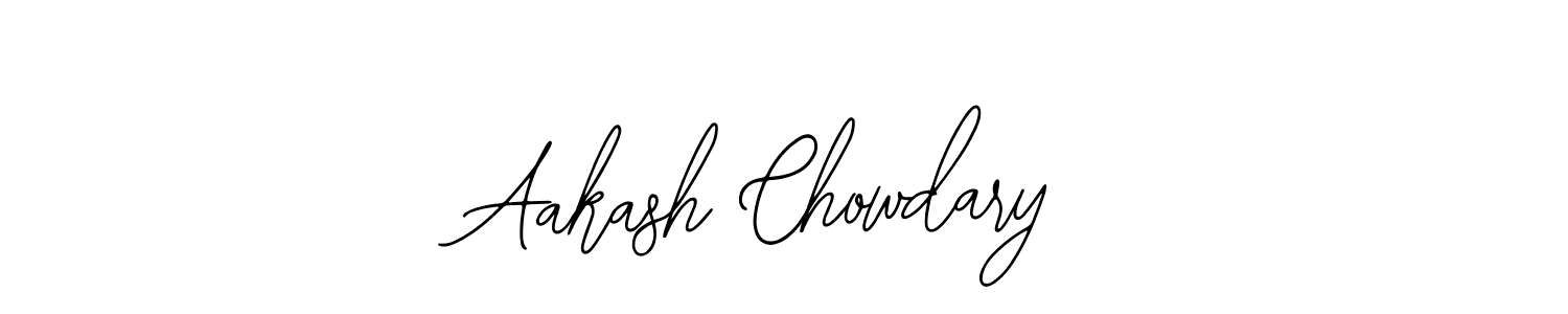 How to make Aakash Chowdary signature? Bearetta-2O07w is a professional autograph style. Create handwritten signature for Aakash Chowdary name. Aakash Chowdary signature style 12 images and pictures png