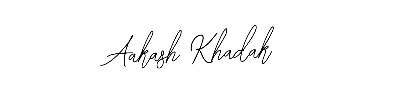 Aakash Khadak stylish signature style. Best Handwritten Sign (Bearetta-2O07w) for my name. Handwritten Signature Collection Ideas for my name Aakash Khadak. Aakash Khadak signature style 12 images and pictures png