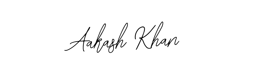 Design your own signature with our free online signature maker. With this signature software, you can create a handwritten (Bearetta-2O07w) signature for name Aakash Khan. Aakash Khan signature style 12 images and pictures png