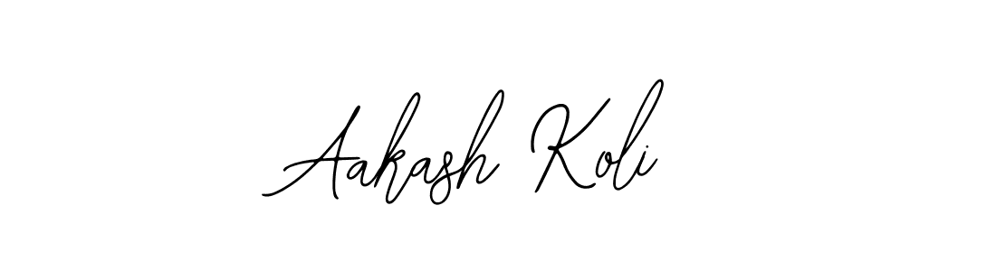 Make a beautiful signature design for name Aakash Koli. With this signature (Bearetta-2O07w) style, you can create a handwritten signature for free. Aakash Koli signature style 12 images and pictures png