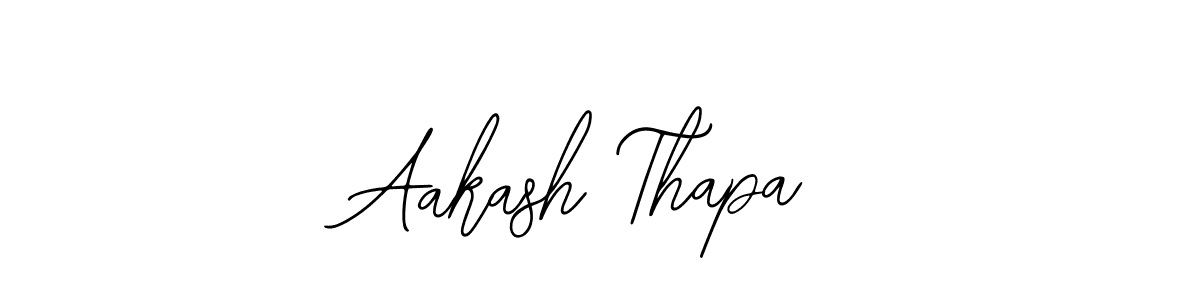 Make a short Aakash Thapa signature style. Manage your documents anywhere anytime using Bearetta-2O07w. Create and add eSignatures, submit forms, share and send files easily. Aakash Thapa signature style 12 images and pictures png