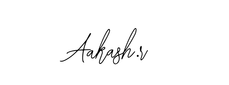 Make a beautiful signature design for name Aakash.r. With this signature (Bearetta-2O07w) style, you can create a handwritten signature for free. Aakash.r signature style 12 images and pictures png