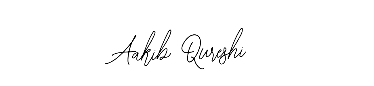 How to make Aakib Qureshi name signature. Use Bearetta-2O07w style for creating short signs online. This is the latest handwritten sign. Aakib Qureshi signature style 12 images and pictures png