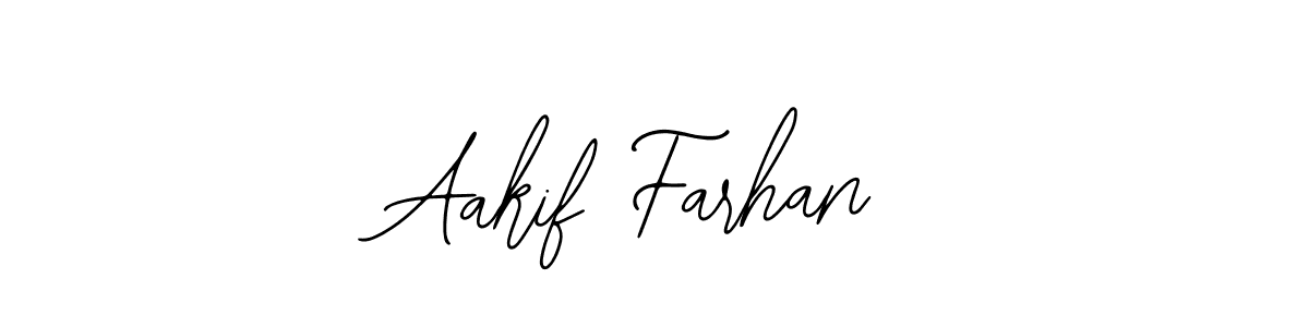 Use a signature maker to create a handwritten signature online. With this signature software, you can design (Bearetta-2O07w) your own signature for name Aakif Farhan. Aakif Farhan signature style 12 images and pictures png