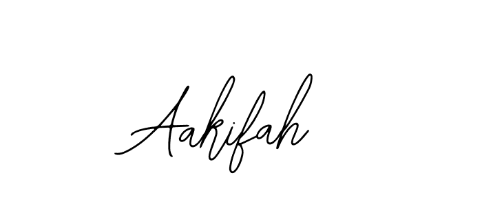 How to make Aakifah signature? Bearetta-2O07w is a professional autograph style. Create handwritten signature for Aakifah name. Aakifah signature style 12 images and pictures png