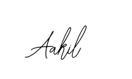 How to make Aakil signature? Bearetta-2O07w is a professional autograph style. Create handwritten signature for Aakil name. Aakil signature style 12 images and pictures png