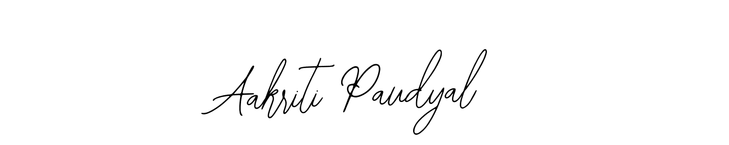 Use a signature maker to create a handwritten signature online. With this signature software, you can design (Bearetta-2O07w) your own signature for name Aakriti Paudyal. Aakriti Paudyal signature style 12 images and pictures png