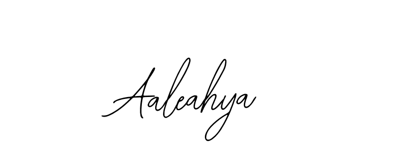Similarly Bearetta-2O07w is the best handwritten signature design. Signature creator online .You can use it as an online autograph creator for name Aaleahya. Aaleahya signature style 12 images and pictures png