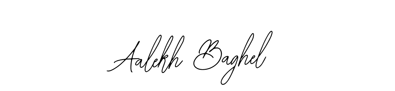 You should practise on your own different ways (Bearetta-2O07w) to write your name (Aalekh Baghel) in signature. don't let someone else do it for you. Aalekh Baghel signature style 12 images and pictures png