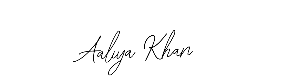 Also You can easily find your signature by using the search form. We will create Aaliya Khan name handwritten signature images for you free of cost using Bearetta-2O07w sign style. Aaliya Khan signature style 12 images and pictures png
