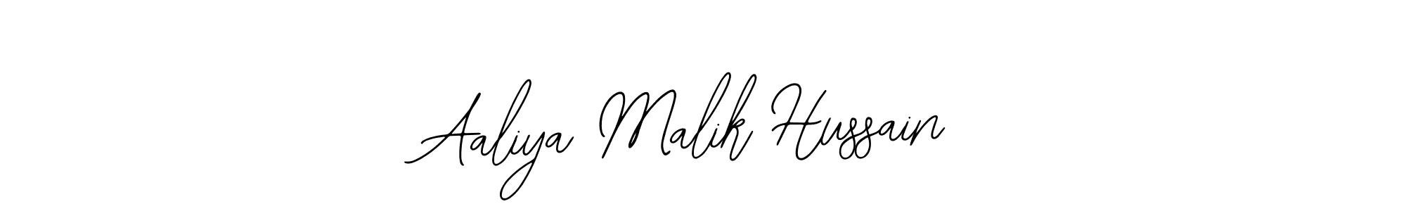 if you are searching for the best signature style for your name Aaliya Malik Hussain. so please give up your signature search. here we have designed multiple signature styles  using Bearetta-2O07w. Aaliya Malik Hussain signature style 12 images and pictures png