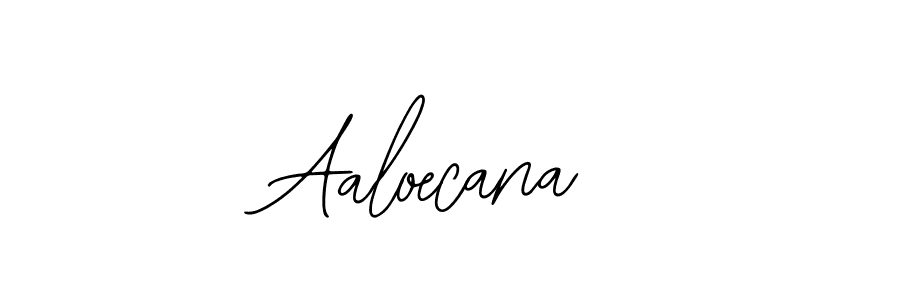 You should practise on your own different ways (Bearetta-2O07w) to write your name (Aaloecana) in signature. don't let someone else do it for you. Aaloecana signature style 12 images and pictures png