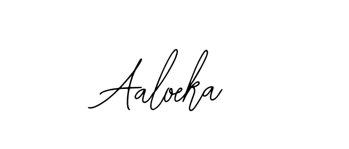 if you are searching for the best signature style for your name Aaloeka. so please give up your signature search. here we have designed multiple signature styles  using Bearetta-2O07w. Aaloeka signature style 12 images and pictures png