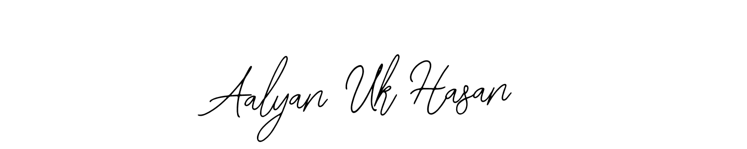 It looks lik you need a new signature style for name Aalyan Uk Hasan. Design unique handwritten (Bearetta-2O07w) signature with our free signature maker in just a few clicks. Aalyan Uk Hasan signature style 12 images and pictures png