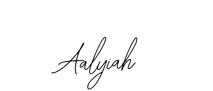 Also You can easily find your signature by using the search form. We will create Aalyiah name handwritten signature images for you free of cost using Bearetta-2O07w sign style. Aalyiah signature style 12 images and pictures png