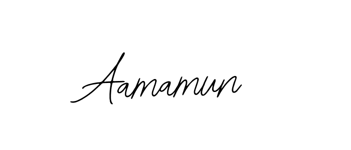 You should practise on your own different ways (Bearetta-2O07w) to write your name (Aamamun) in signature. don't let someone else do it for you. Aamamun signature style 12 images and pictures png