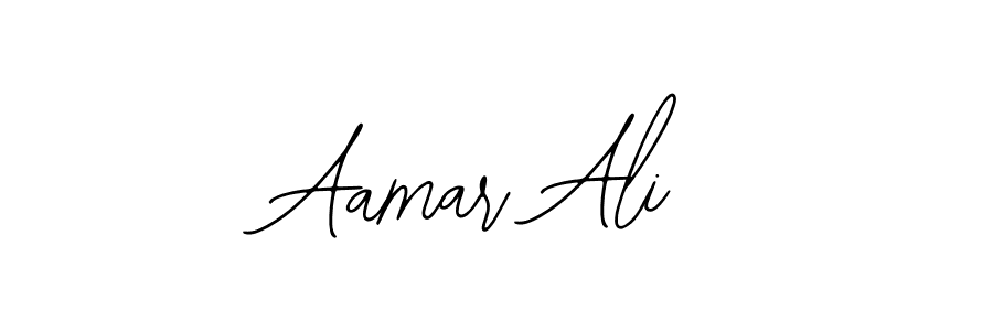 The best way (Bearetta-2O07w) to make a short signature is to pick only two or three words in your name. The name Aamar Ali include a total of six letters. For converting this name. Aamar Ali signature style 12 images and pictures png