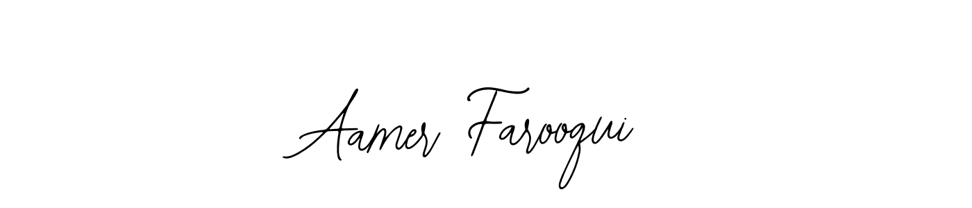 Use a signature maker to create a handwritten signature online. With this signature software, you can design (Bearetta-2O07w) your own signature for name Aamer Farooqui. Aamer Farooqui signature style 12 images and pictures png