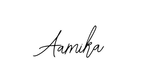 The best way (Bearetta-2O07w) to make a short signature is to pick only two or three words in your name. The name Aamika include a total of six letters. For converting this name. Aamika signature style 12 images and pictures png