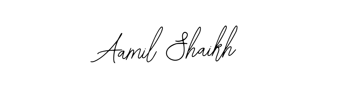 Aamil Shaikh stylish signature style. Best Handwritten Sign (Bearetta-2O07w) for my name. Handwritten Signature Collection Ideas for my name Aamil Shaikh. Aamil Shaikh signature style 12 images and pictures png