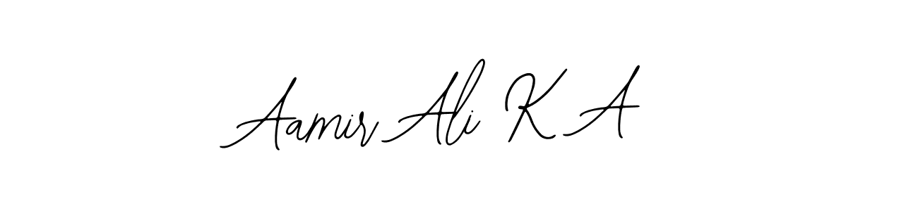 Similarly Bearetta-2O07w is the best handwritten signature design. Signature creator online .You can use it as an online autograph creator for name Aamir Ali K A. Aamir Ali K A signature style 12 images and pictures png