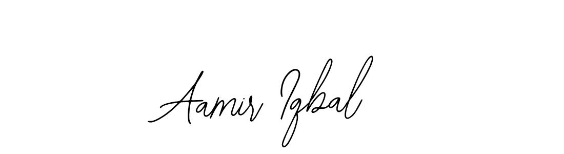 Bearetta-2O07w is a professional signature style that is perfect for those who want to add a touch of class to their signature. It is also a great choice for those who want to make their signature more unique. Get Aamir Iqbal name to fancy signature for free. Aamir Iqbal signature style 12 images and pictures png