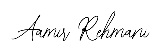 A dynamic signature style for Aamir Rehmani using Bearetta-2O07w script. Designed to look authentic, handwritten, and professional. Aamir Rehmani signature style 12 images and pictures png