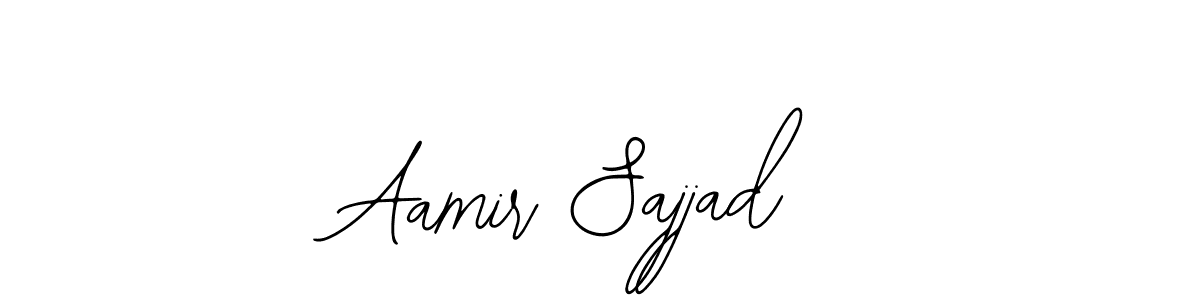 Also You can easily find your signature by using the search form. We will create Aamir Sajjad name handwritten signature images for you free of cost using Bearetta-2O07w sign style. Aamir Sajjad signature style 12 images and pictures png