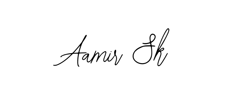 Also You can easily find your signature by using the search form. We will create Aamir Sk name handwritten signature images for you free of cost using Bearetta-2O07w sign style. Aamir Sk signature style 12 images and pictures png