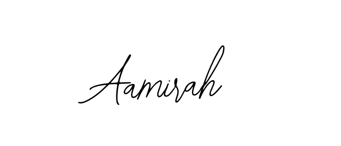 You should practise on your own different ways (Bearetta-2O07w) to write your name (Aamirah) in signature. don't let someone else do it for you. Aamirah signature style 12 images and pictures png