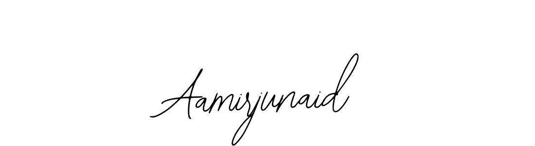 if you are searching for the best signature style for your name Aamirjunaid. so please give up your signature search. here we have designed multiple signature styles  using Bearetta-2O07w. Aamirjunaid signature style 12 images and pictures png