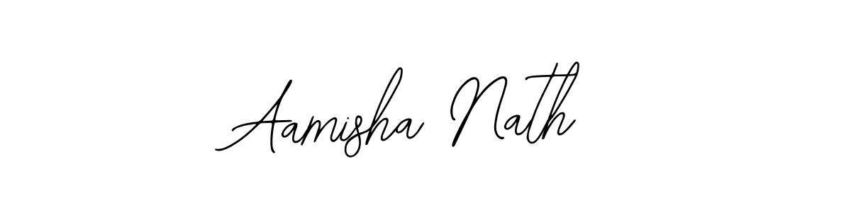 Design your own signature with our free online signature maker. With this signature software, you can create a handwritten (Bearetta-2O07w) signature for name Aamisha Nath. Aamisha Nath signature style 12 images and pictures png