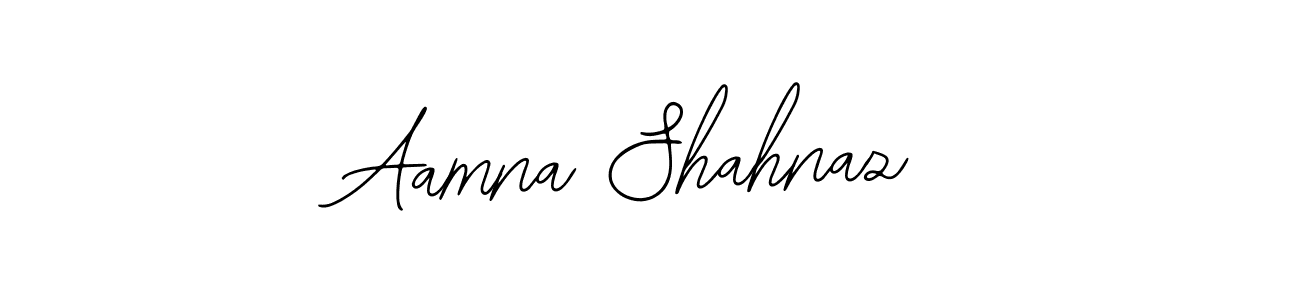 How to make Aamna Shahnaz name signature. Use Bearetta-2O07w style for creating short signs online. This is the latest handwritten sign. Aamna Shahnaz signature style 12 images and pictures png